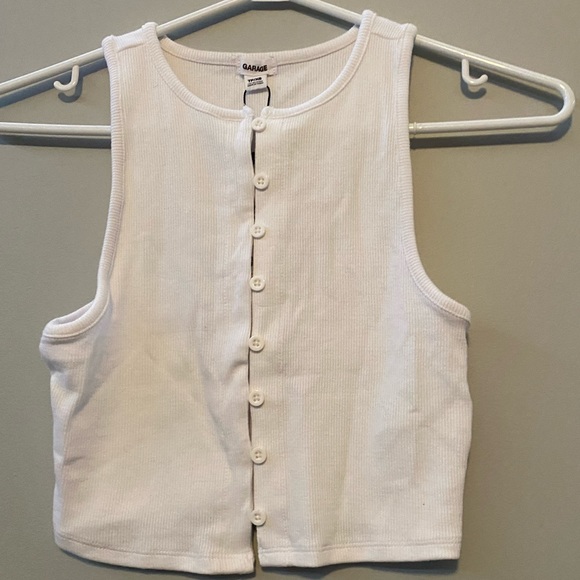 White garage tank top NWT - Picture 1 of 4